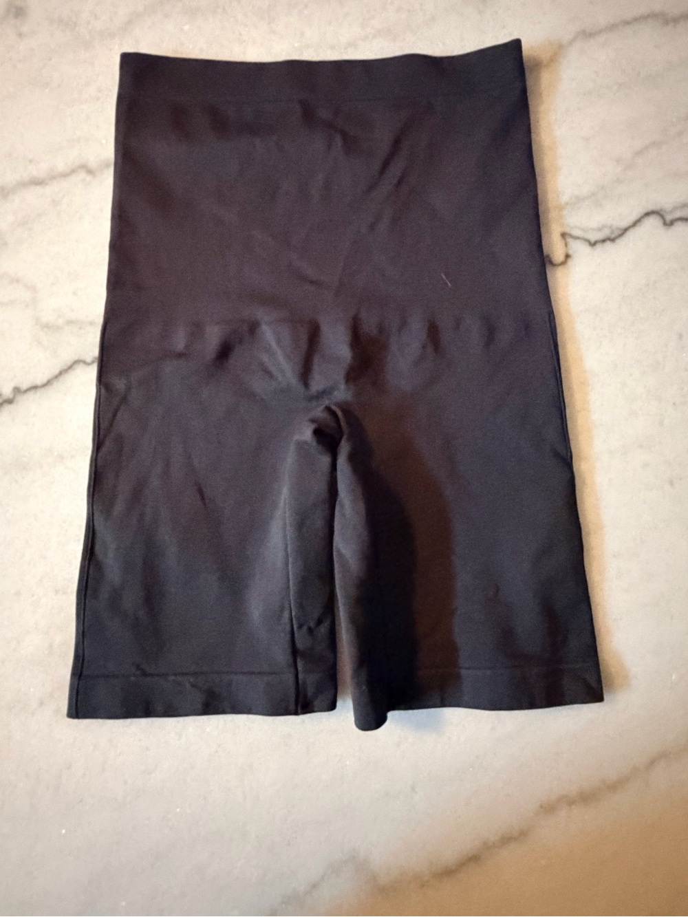 Shapermint Black High-Waist Mid-Thigh Shaping Shorts